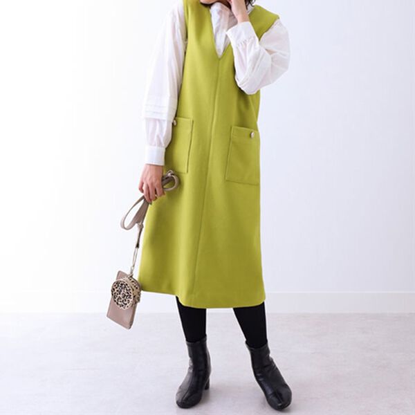 BELLUNA（ベルーナ）の「ライトメルトンジャンパースカート（ジャンパースカート）」｜詳細画像