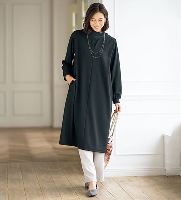 ルフラン（ルフラン）の「【３色組】パッと着るだけ！着映えワンピース（その他ワンピース）」｜詳細画像