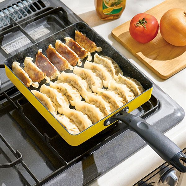 「４ＷＡＹスクエアフライパン　ガラス蓋付（調理器具）」｜詳細画像