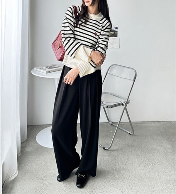 GeeRA（ジーラ）の「【ＵＳ．ＰＯＬＯ　ＡＳＳＮ】ショート丈ニット（ニット・セーター）」｜詳細画像