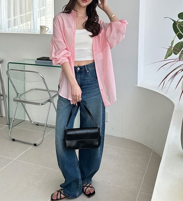 GeeRA（ジーラ）の「アソート柄オーバーサイズシャツ（シャツ）」｜詳細画像