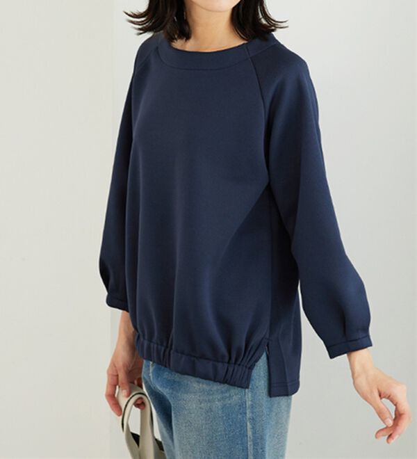 BELLUNA（ベルーナ）の「軽やか！メッシュダンボールプルオーバー（カットソー）」｜詳細画像