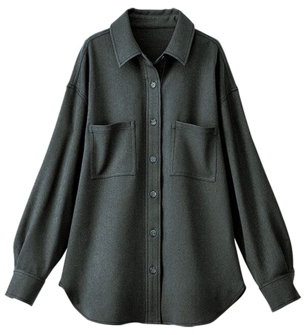 BELLUNA（ベルーナ）の「【Ｗｏｏｌｉｓｈ】配色ステッチデザインシャツ（シャツ）」｜詳細画像