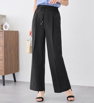 alotta（アロッタ）の「軽やかウエストリボンワイドパンツ（ワイドパンツ・ガウチョ）」｜詳細画像