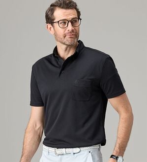 「＜コムルヴァン・オム＞大人のすっきり冷感ポロシャツ（メンズポロシャツ）」｜詳細画像