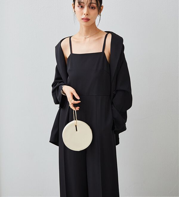 RANAN（ラナン）の「ジャケット＆サロペットドレスセット（パンツスーツ）」｜詳細画像