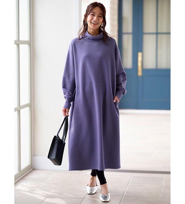 毛玉になりにくい】あったかキレイ！大人のこだわりワンピース
