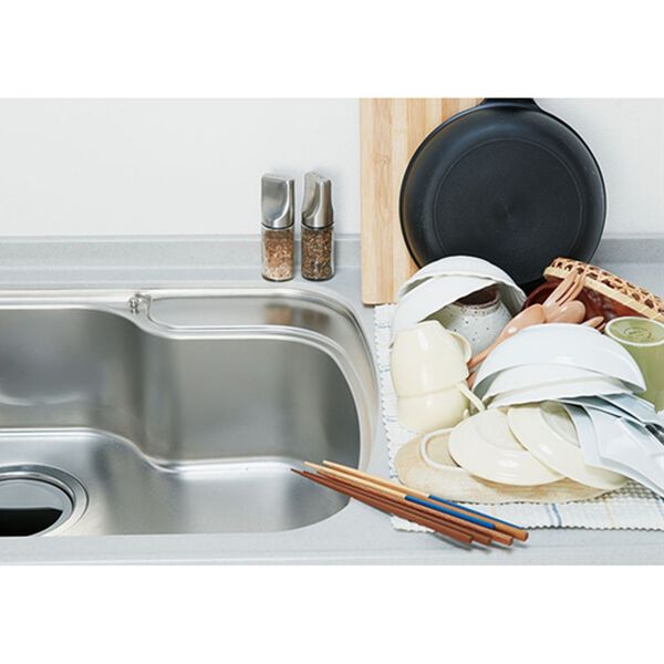 「［日本製］オールステンレス頑丈伸縮作業プレート（水まわり・コンロまわり用品）」｜詳細画像