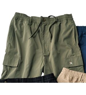 「＜アーノルド　パーマー＞サマーカーゴハーフパンツ（メンズハーフパンツ）」｜カーキ