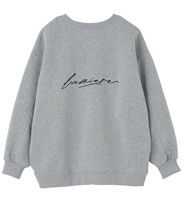 バック刺しゅうロゴ裏起毛スウェット - ベルーナ【公式】