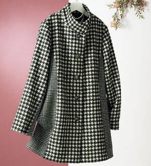 ルフラン（ルフラン）の「モノトーン切替デザインコート＜クルティーン＞（ロングコート）」｜詳細画像