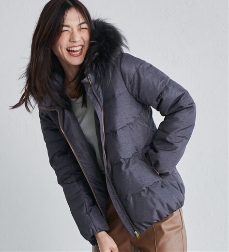 FUR Fiancesse by NANAWA ファーコート ブラウン FUR Fiancesse