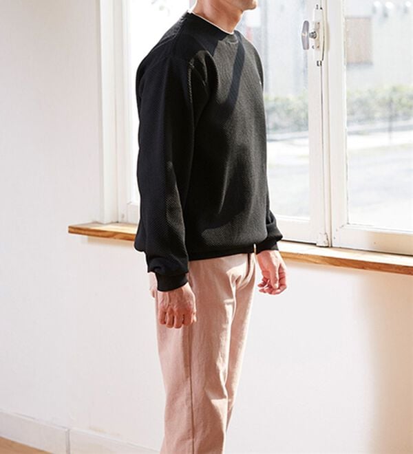 「＜アーノルド　パーマー＞立体編みレイヤードセーター（メンズニット・セーター）」｜詳細画像