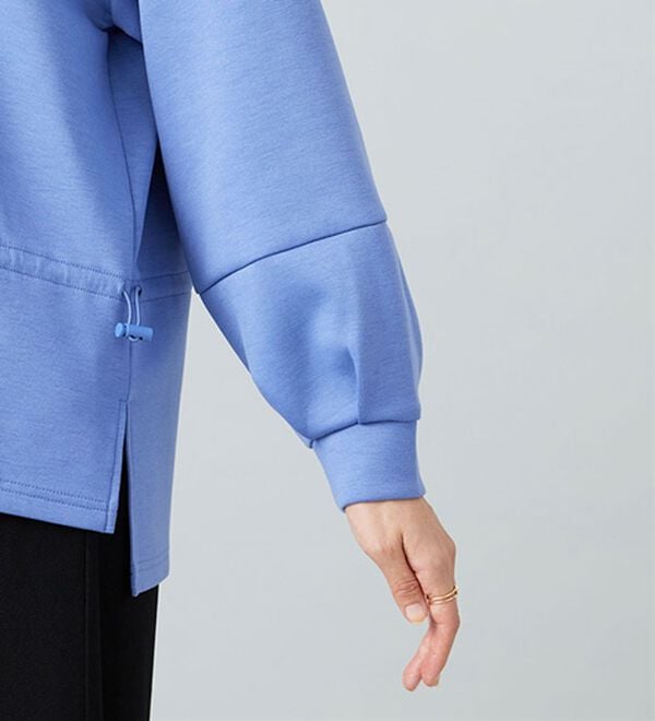 BELLUNA（ベルーナ）の「とろみ素材ドロスト使いプルオーバー（カットソー）」｜詳細画像