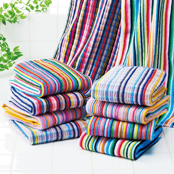 「今治産カラフルタオルセット（タオル）」｜詳細画像