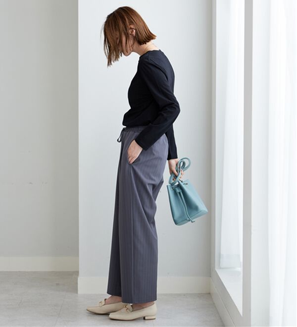 BELLUNA（ベルーナ）の「綿１００％大人顔サマ見えプルオーバー（カットソー）」｜詳細画像