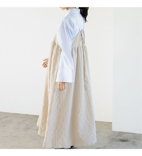 GeeRA（ジーラ）の「ぽこぽこエンボス素材キャミワンピース（その他ワンピース）」｜詳細画像