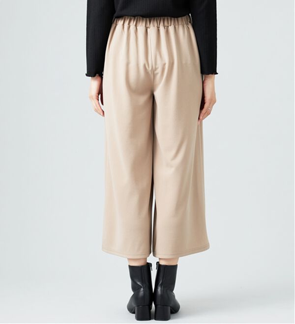 BELLUNA（ベルーナ）の「ツイルストレッチ素材ワイドパンツ（その他パンツ）」｜詳細画像