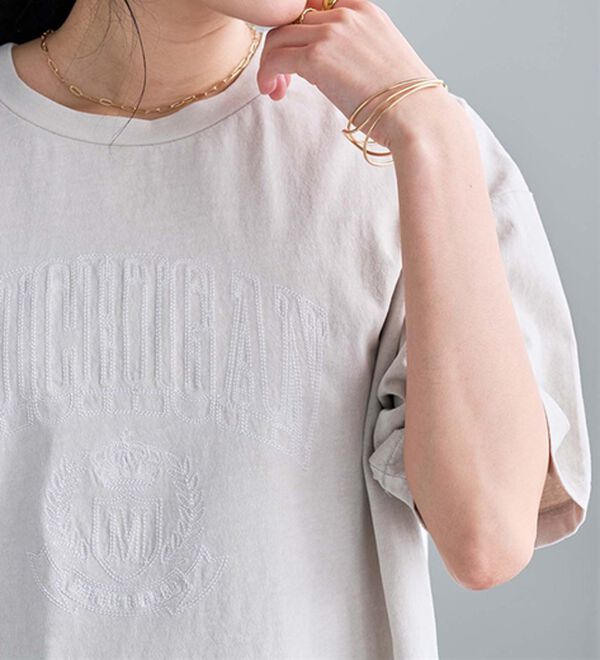 RANAN（ラナン）の「ヴィンテージライクロゴTシャツ（カットソー）」｜詳細画像