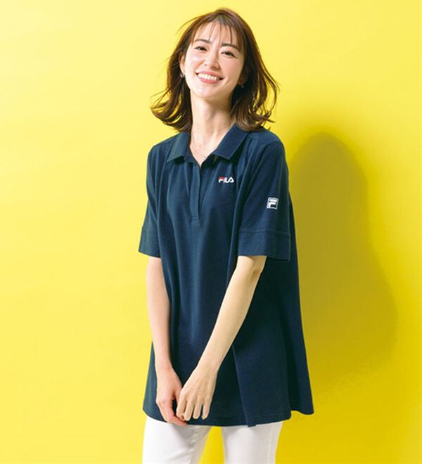 ルフラン（ルフラン）の「【３点セット】＜ＦＩＬＡ＞涼やか！インナー付ポロ（ポロシャツ）」｜詳細画像