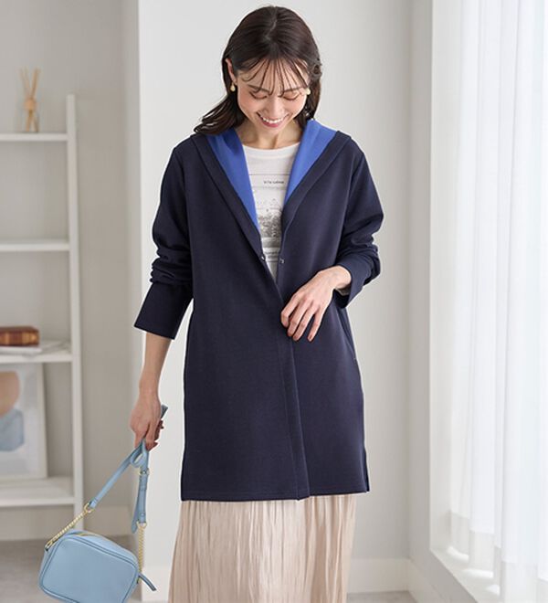 BELLUNA（ベルーナ）の「なめらかテンセル（ＴＭ）繊維混配色コーディガン（その他カーディガン）」｜詳細画像