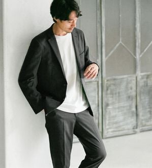 REMEN'S（リメンズ）の「＜はっ水・油をはじきやすい＞洗える２点セットアップ（ビジネススーツ）」｜詳細画像