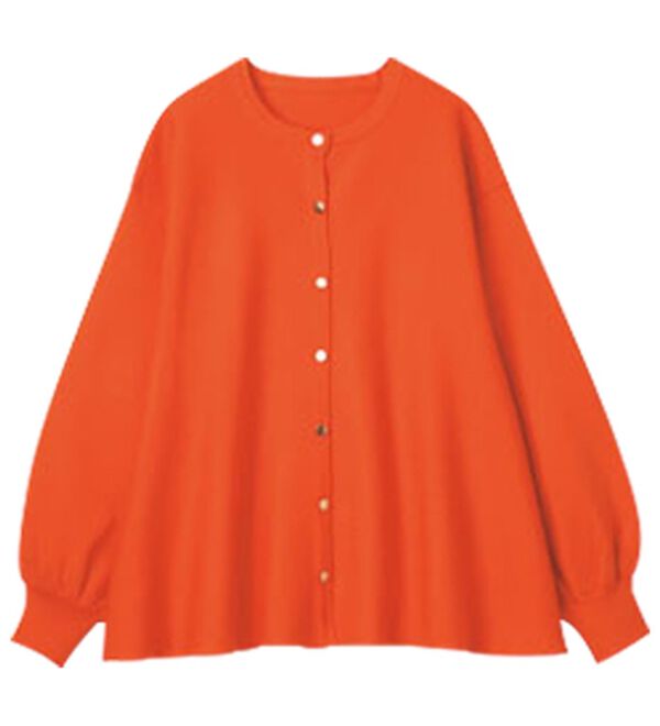 RANAN（ラナン）の「ペプラムチュニックカーデ（ニットカーディガン）」｜詳細画像