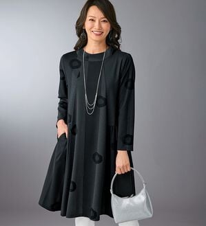 BELLUNA（ベルーナ）の「ストライプ柄切替デザインチュニック（チュニック）」｜詳細画像