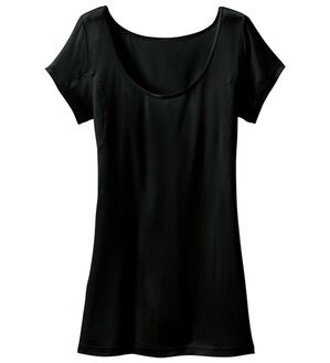 LAVIENNE（ラヴィエンヌ）の「【Ｓｉｌｋｙ　Ｆｉｔ】汗取り付フレンチ（肌着・インナーウェア）」｜ブラック
