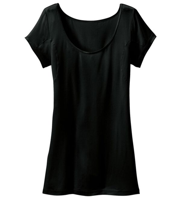 LAVIENNE（ラヴィエンヌ）の「【Ｓｉｌｋｙ　Ｆｉｔ】汗取り付フレンチ（肌着・インナーウェア）」｜ブラック