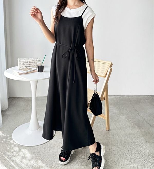 GeeRA（ジーラ）の「リネンライクロングキャミワンピース（その他ワンピース）」｜詳細画像