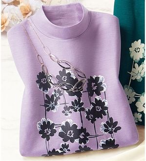 ルフラン（ルフラン）の「日本製　洗えるウールプルオーバー（カットソー）」｜ラベンダー