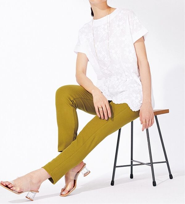 BELLUNA（ベルーナ）の「美ストレッチ素材レギンスパンツ（スパッツ・レギンス）」｜詳細画像