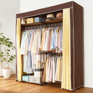 iellio（イエリオ）の「サイズが選べるカバー付クローゼットハンガー（ハンガーラック）」｜詳細画像