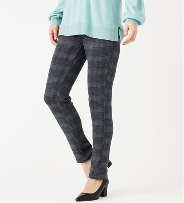 BELLUNA（ベルーナ）の「【あったか仕様♪】すっきり見え！裏ファーパンツ（フルレングスパンツ）」｜詳細画像