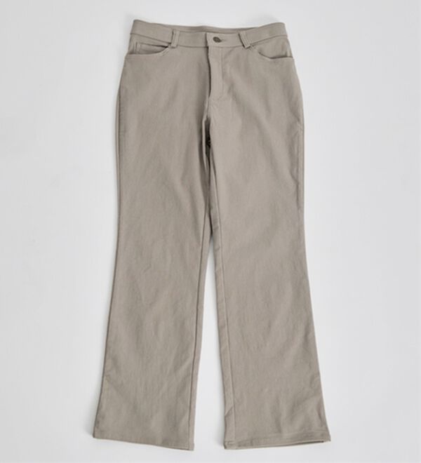 BELLUNA（ベルーナ）の「【選べる裏起毛】静電気防止！ブーツカットヘリンボーンパンツ（フルレングスパンツ）」｜詳細画像