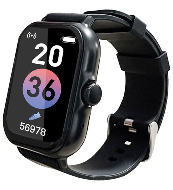 「スマホが無くても使えるスマートウォッチ（腕時計）」｜ブラック