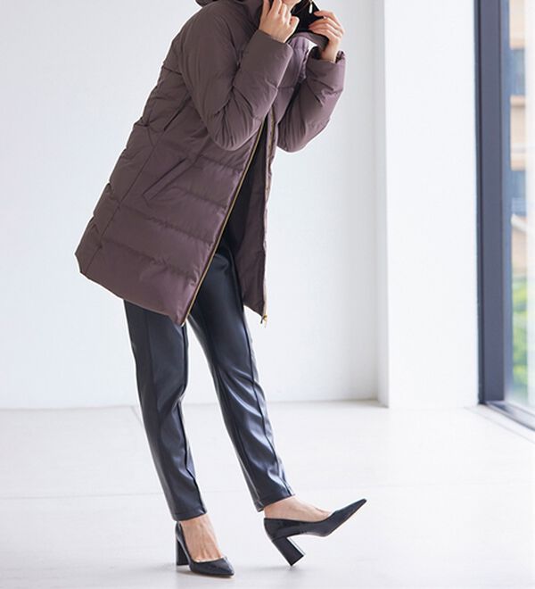 RANAN（ラナン）の「暖かファーフード使いすっきりダウンコート（ダウンコート・ジャケット・ベスト）」｜詳細画像