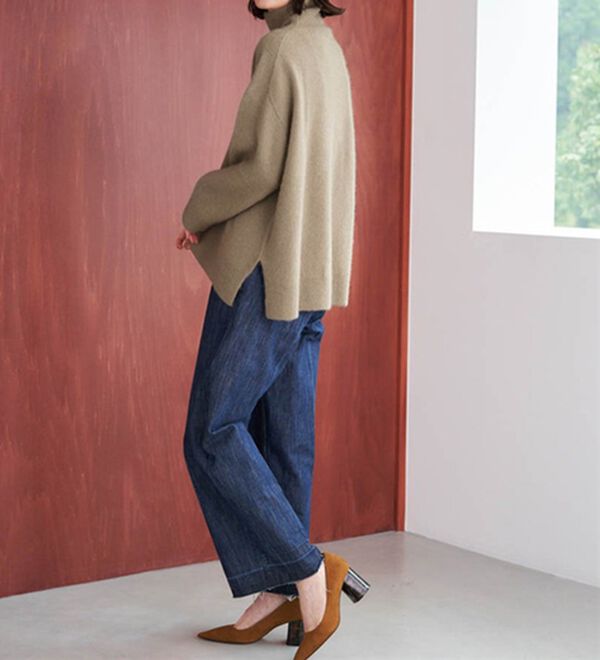 RANAN（ラナン）の「フォックス入りタートルネックニットプルオーバー（ニット・セーター）」｜詳細画像