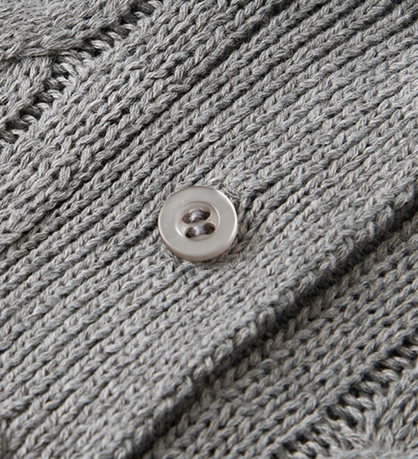 RANAN（ラナン）の「＜U.S.POLO ASSN.＞刺繍長袖ケーブルポロニット（ニット・セーター）」｜詳細画像