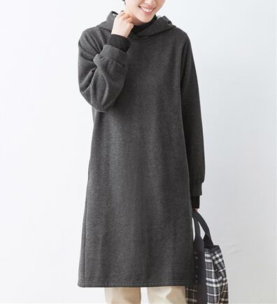 Viola e Viola（ヴィオラ エ ヴィオラ）の「レイヤード風裏起毛パーカーチュニック（パーカー）」