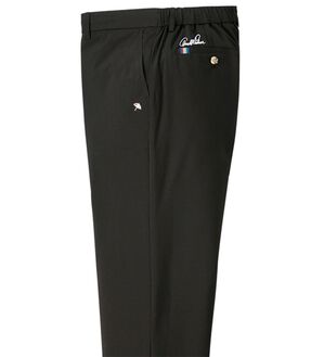 「＜アーノルド　パーマー＞進化系！すっきりハイブリッドダウンパンツ（メンズフルレングスパンツ）」｜ブラック