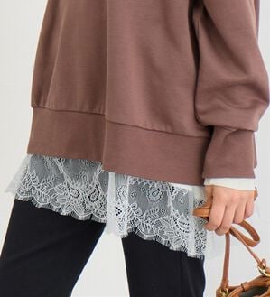 Viola e Viola（ヴィオラ エ ヴィオラ）の「【体型カバー】重ねて楽しむ！なんでもチュニック（カットソー）」｜詳細画像