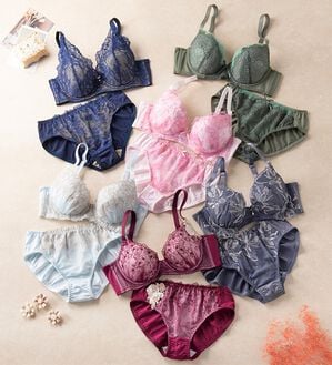 LAVIENNE（ラヴィエンヌ）の「大人のプチプラブラ＆ショーツ（ブラジャー＆ショーツセット）」｜詳細画像