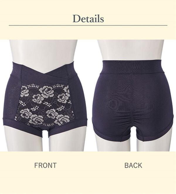 LAVIENNE（ラヴィエンヌ）の「【１０色組】新・お腹もち上げショーツガードル（ショーツ）」｜詳細画像