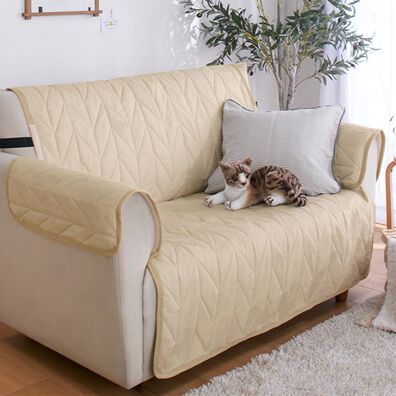 iellio（イエリオ）の「１年中使える！はっ水引っ掛かりにくい抗菌防臭ソファカバー＜２人掛・３人掛・ひっかかりにくい・ずれにくい・洗濯可能＞（ソファーカバー）」