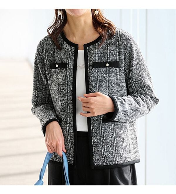 RANAN（ラナン）の「【４点セット】カーデ以上ジャケット未満キレイみえ印象チェンジセットスーツ（その他スーツ）」｜詳細画像