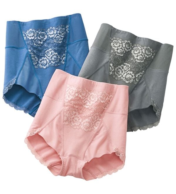 LAVIENNE（ラヴィエンヌ）の「【３色組】新・お腹キリッとショーツガードル（ショーツ）」｜3色組