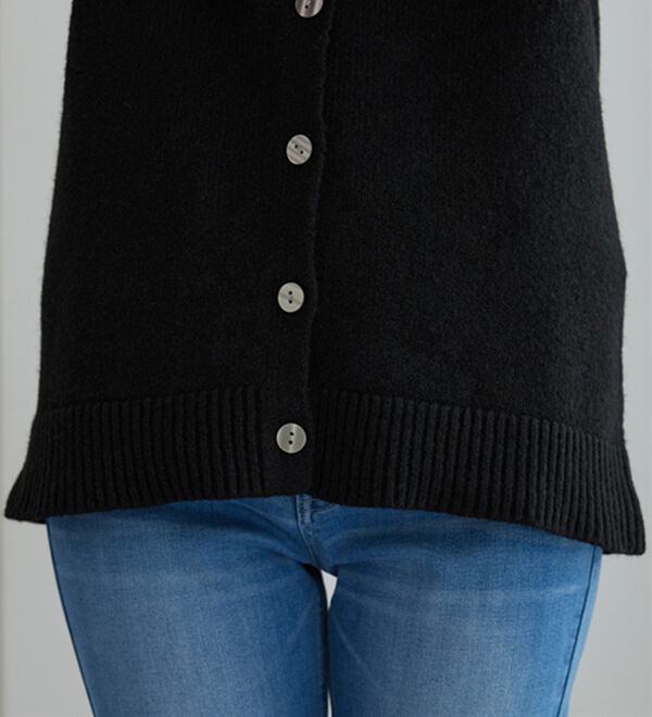 BELLUNA（ベルーナ）の「ふんわり衿付ニットカーディガン（ニットカーディガン）」｜詳細画像