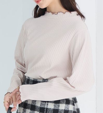 A HAPPY MARILYN（アハッピーマリリン）の「【Ｌ～８Ｌ】【選べる袖丈】綿タッチで極上の着心地テレコリブトップス（カットソー）」